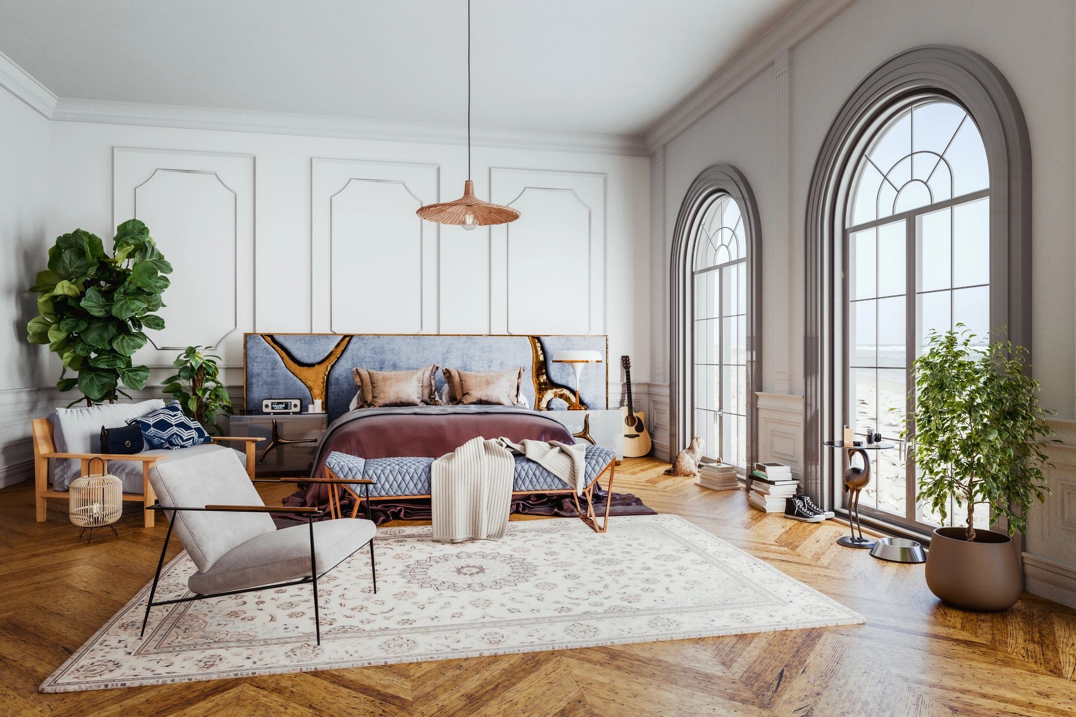 cozy bedroom interior